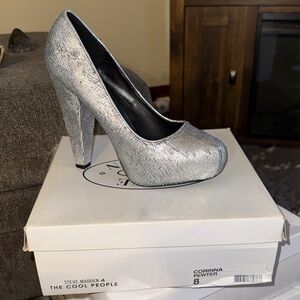 Steve Madden Pewter Women's Heels
